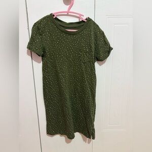 GAP Green Casual polka dot Sleeve Dress 5 years